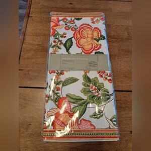 World Market "Yellow Pink Orange Floral" 16 X 90 Table Runner NEW